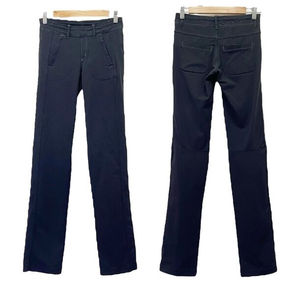 Kuhl Black Stretch Knit Slim Straight Pull On Hiking Athleisure Pants Size 2 - Picture 9 of 9